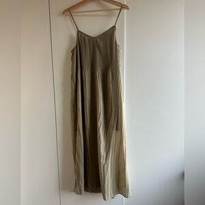 Oak + Fort Pleated Slip Dress